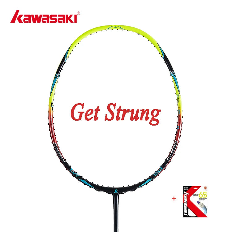 Kawasaki 5U Badminton Racket Professional Super Light Offensive Type High Graphite Badminton Racquet For Training  NeZha 35