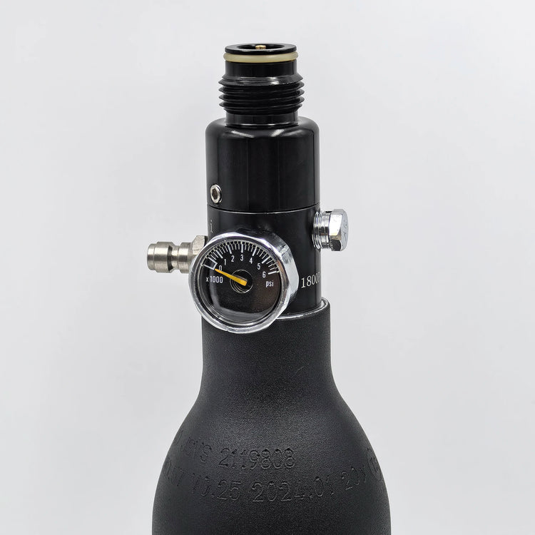 HPA 4500psi Cylinder Air Tank Regulator Valve Threads M18*1.5 or 5/8-18UNF Output 800psi to 3000psi Diving Mountain Climbing