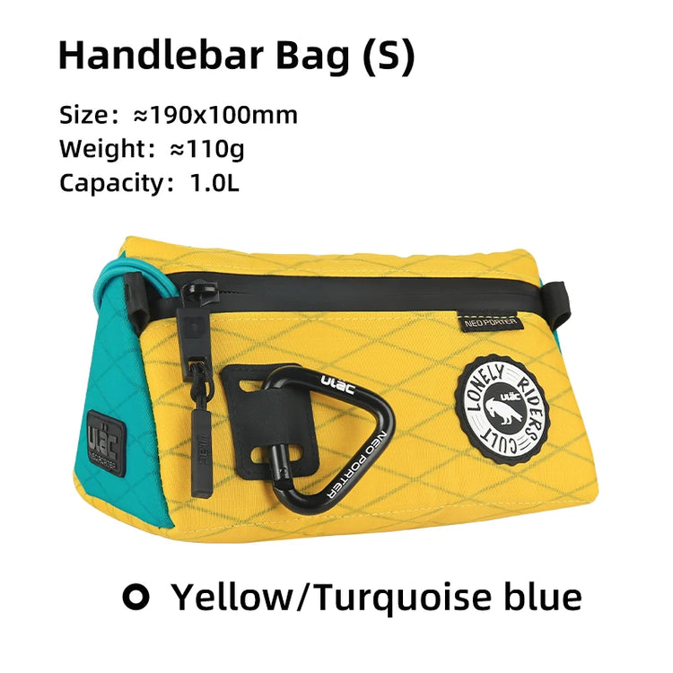ULAC Multifunctional Bicycle Handlebar Bag 1.1/1.5/2.7L Large Capacity  Waterproof Portable Shoulder Bag Cycling Accessories