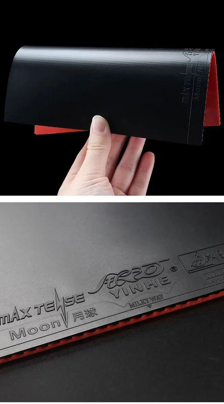 YINHE MOON Table Tennis Rubber Moon Speed Non-sticky Ping Pong Rubber Sheet with High Elastic Sponge