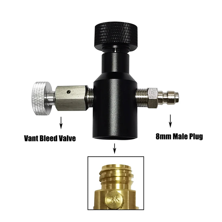 Soda Water Accessory Sparking Water Maker Cylinder Tank CO2 Filling Station Refill Adapter Connector W21.8-14 or G3/4 or CGA320