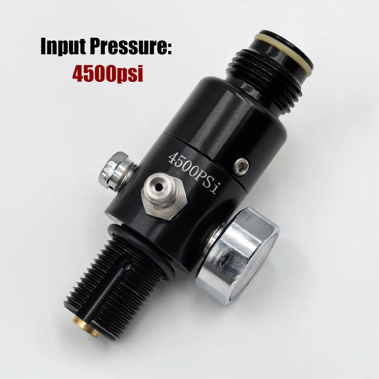 HPA 4500psi Cylinder Air Tank Regulator Valve Threads M18*1.5 or 5/8-18UNF Output 800psi to 3000psi Diving Mountain Climbing