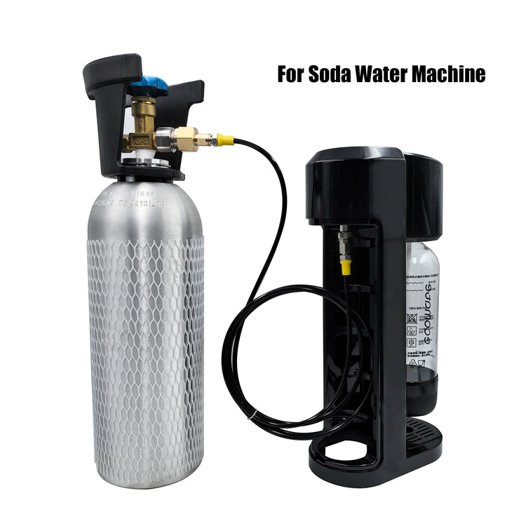 Soda Maker Accessories To External CO2 Tank Adapter Kit with Quick Disconnect Connector W21.8-14 G3/4 CGA320