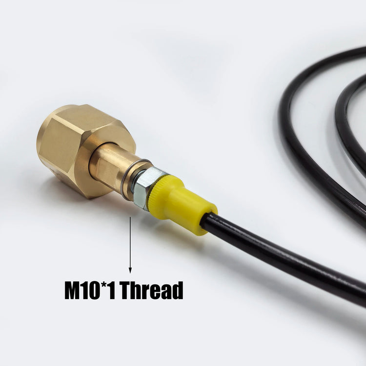 Soda Maker Accessories To External CO2 Tank Adapter Kit with Quick Disconnect Connector W21.8-14 G3/4 CGA320