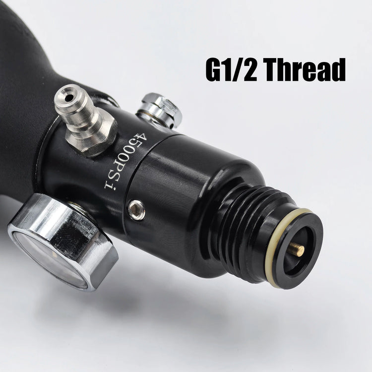HPA 4500psi Cylinder Air Tank Regulator Valve Threads M18*1.5 or 5/8-18UNF Output 800psi to 3000psi Diving Mountain Climbing