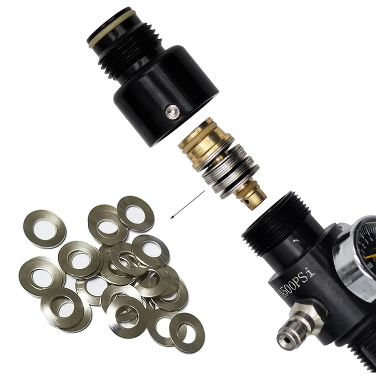 HPA 4500psi Cylinder Air Tank Regulator Valve Threads M18*1.5 or 5/8-18UNF Output 800psi to 3000psi Diving Mountain Climbing