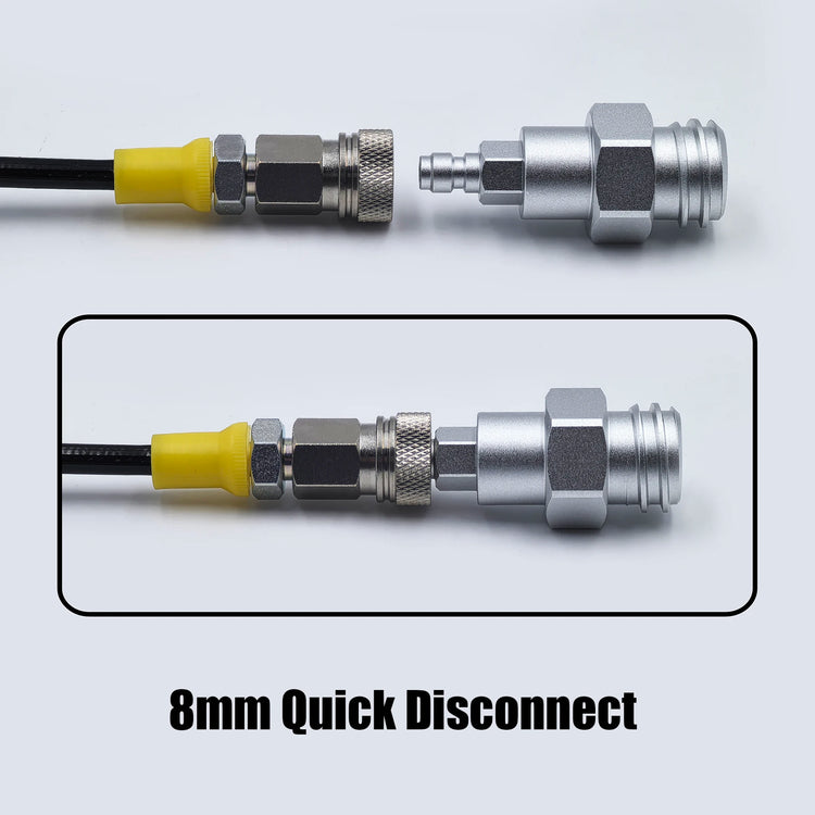 Soda Maker Accessories To External CO2 Tank Adapter Kit with Quick Disconnect Connector W21.8-14 G3/4 CGA320