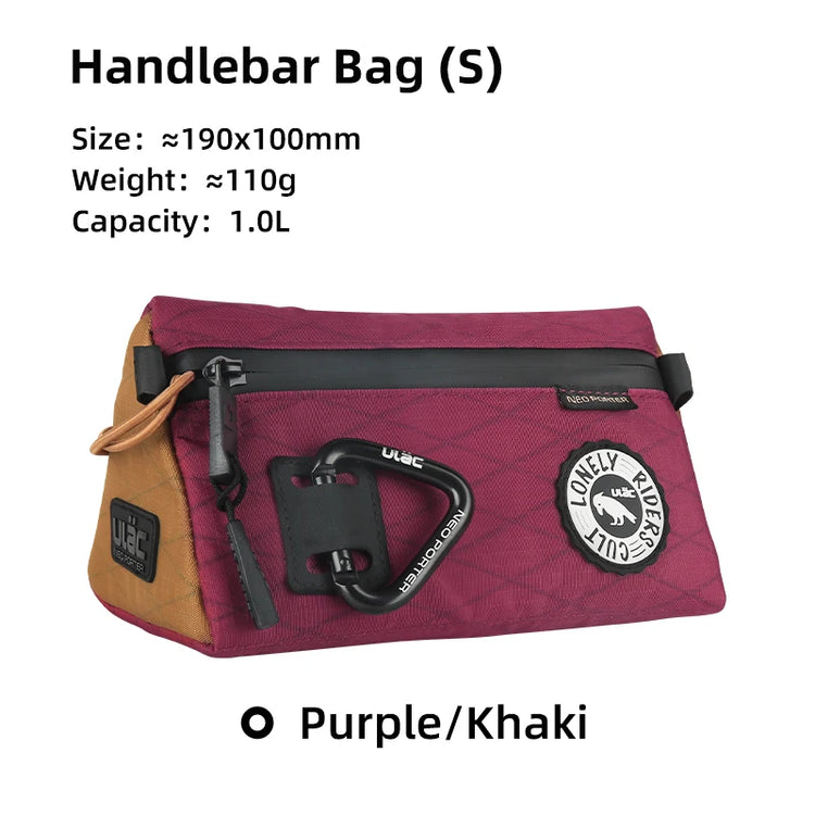 ULAC Multifunctional Bicycle Handlebar Bag 1.1/1.5/2.7L Large Capacity  Waterproof Portable Shoulder Bag Cycling Accessories